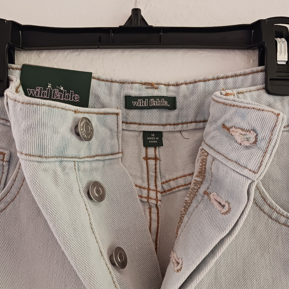 Wild Fable Button Fly Cutoff Denim Shorts - Picture 4 of 8
